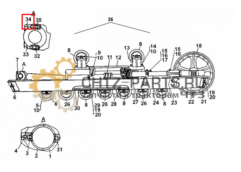 Болт 700-28-2296