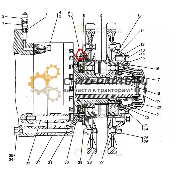 Болт 700-2343-01