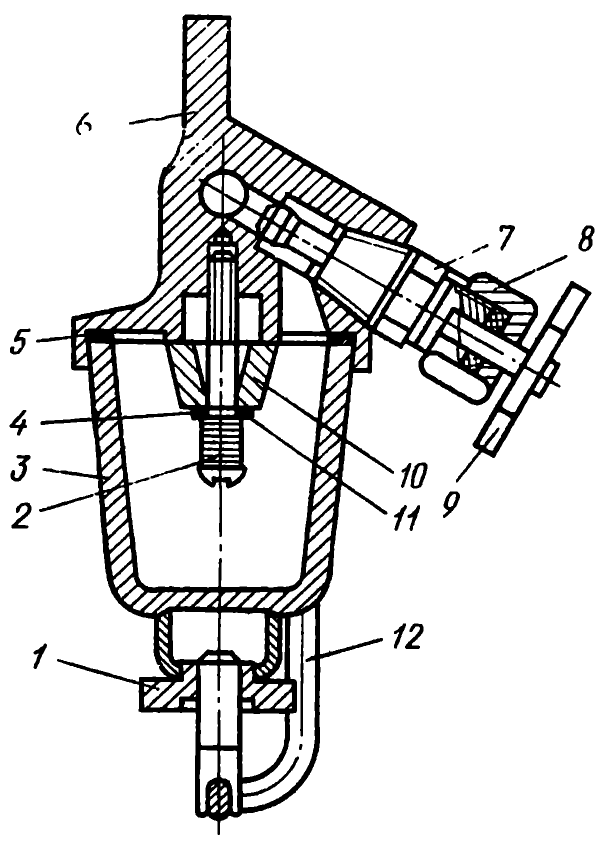 Рис. 47. Фильтр-отстойник Рис. 47. Фильтр-отстойник Т-130М